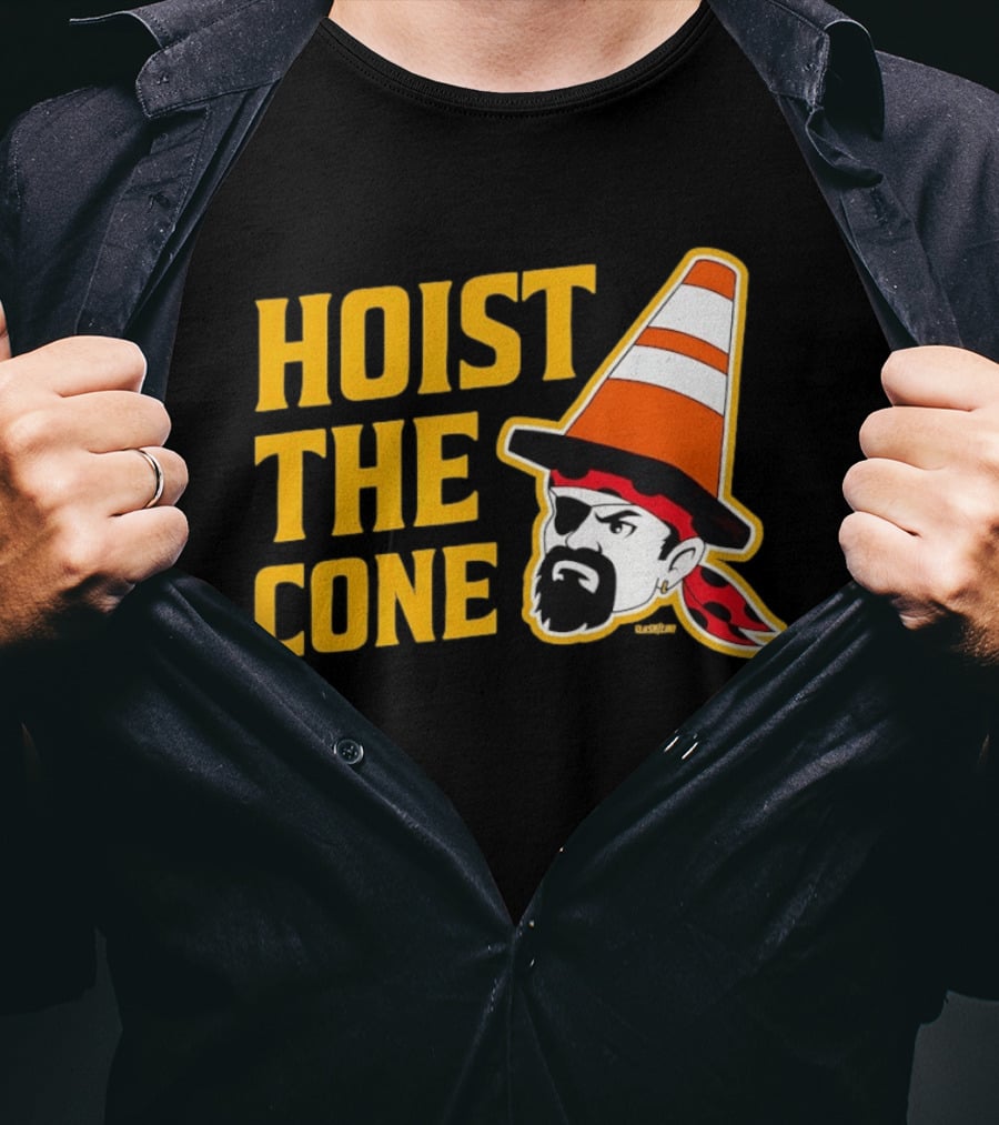 Pittsburgh Pirates Hoist The Cone Traffic Cone Hat Pirate T-Shirt