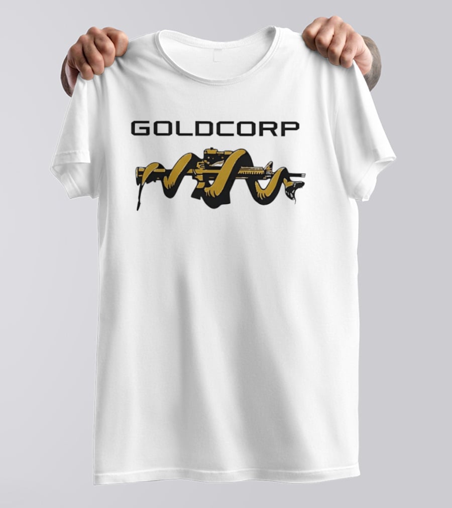 GOLDCORP Snake Wrapped Rifle T-Shirt