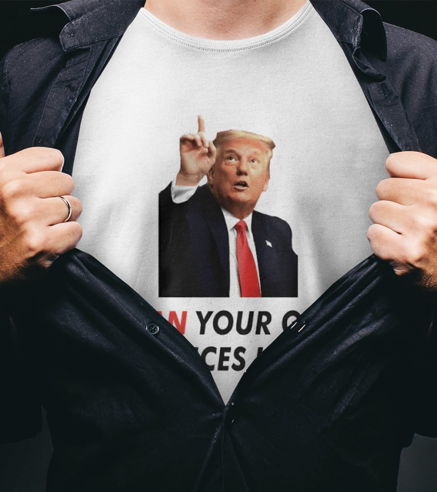 Iran Your Gas Prices Up Trump Gesture T-Shirt