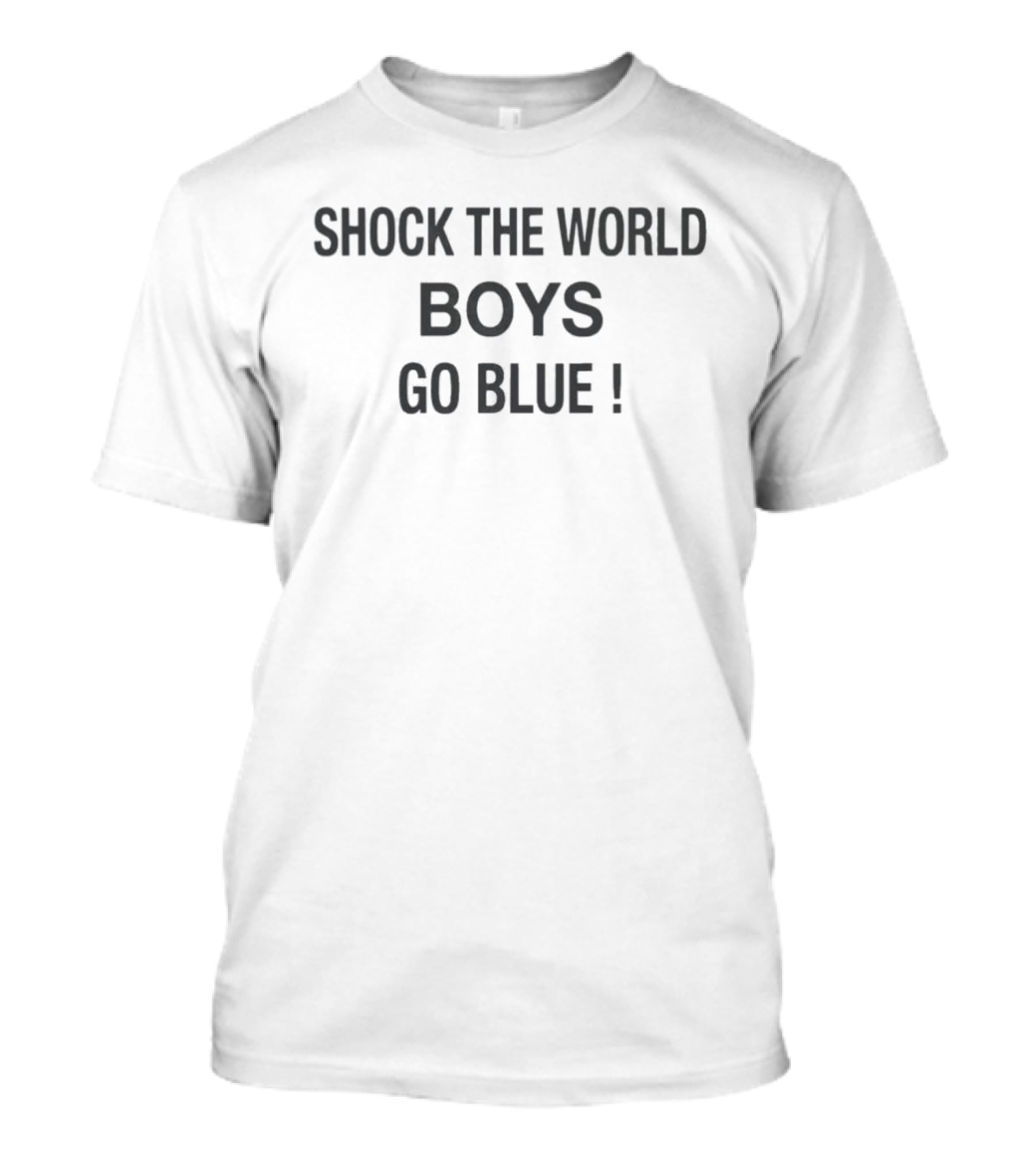 Shock The World Boys Go Blue Michigan Wolverines T-Shirt