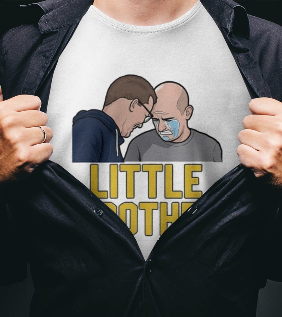 Michigan Wolverines Uconn Huskies Little Brother Crying Dusty May Dan Hurley T-Shirt