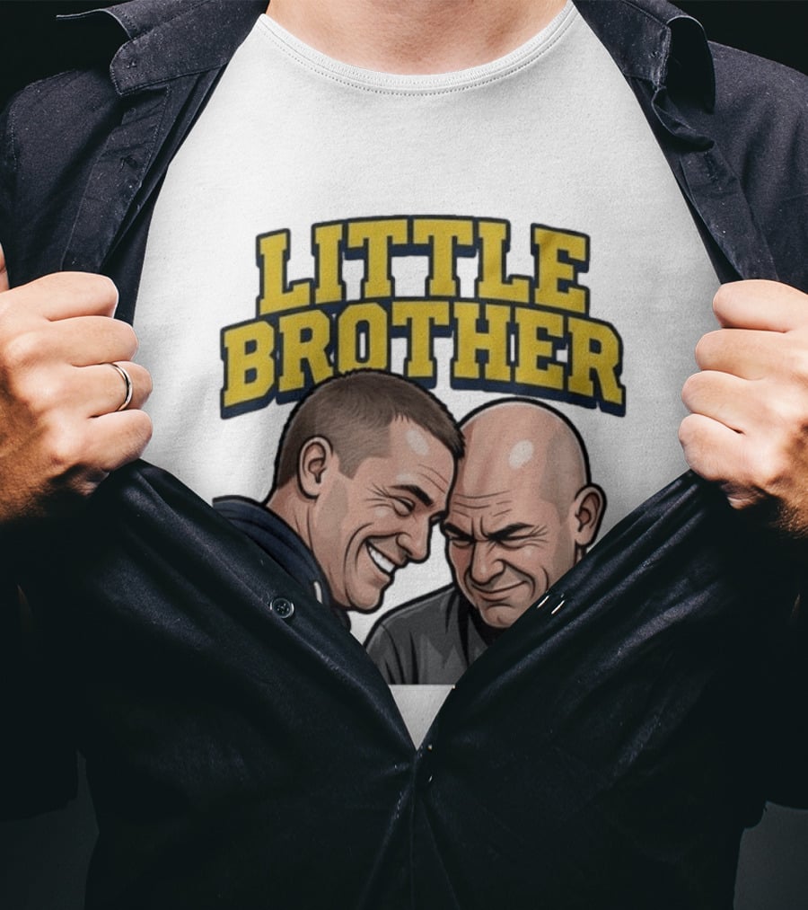 Michigan Wolverines Vs Uconn Huskies Little Brother Dusty May Dan Hurley T-Shirt