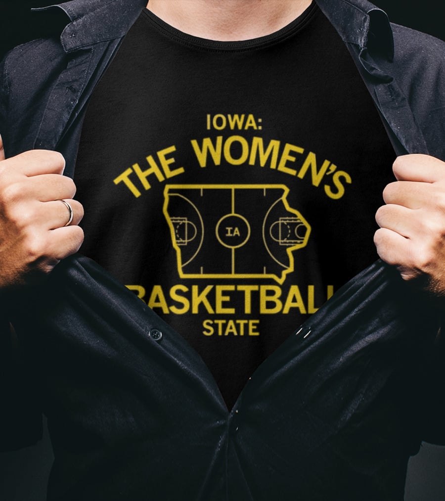 Iowa The Women's Basketball State Court IA T-Shirt