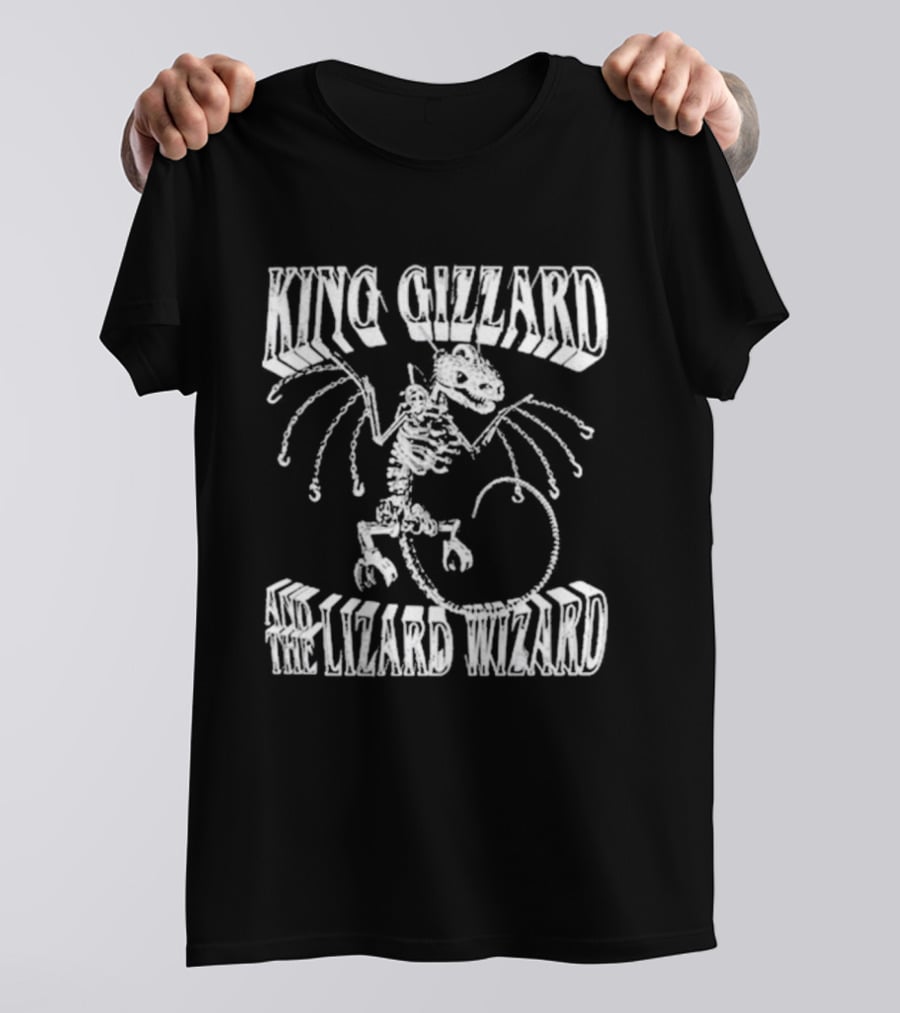 King Gizzard New Petro Dragon King Lizard Wizard T-Shirt