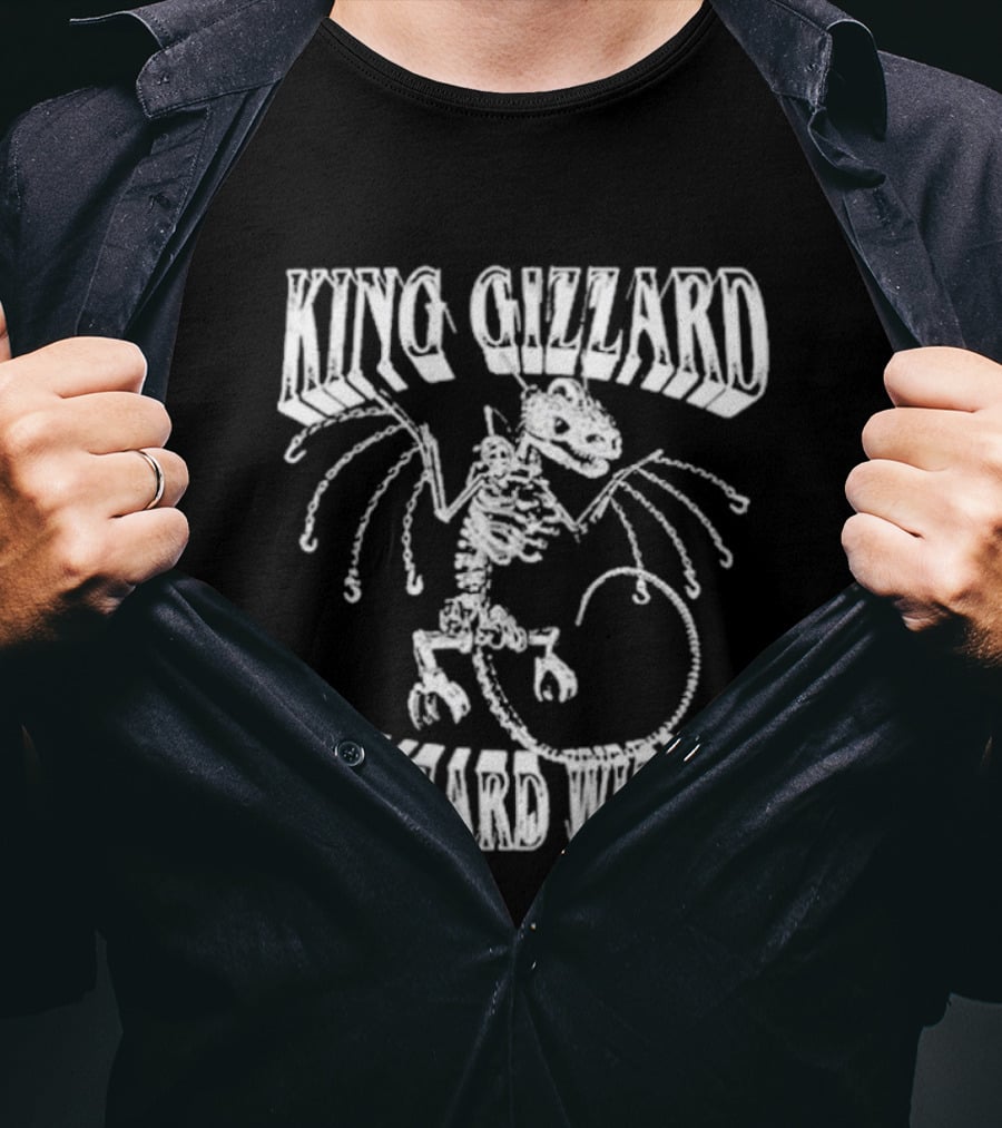 King Gizzard New Petro Dragon King Lizard Wizard T-Shirt