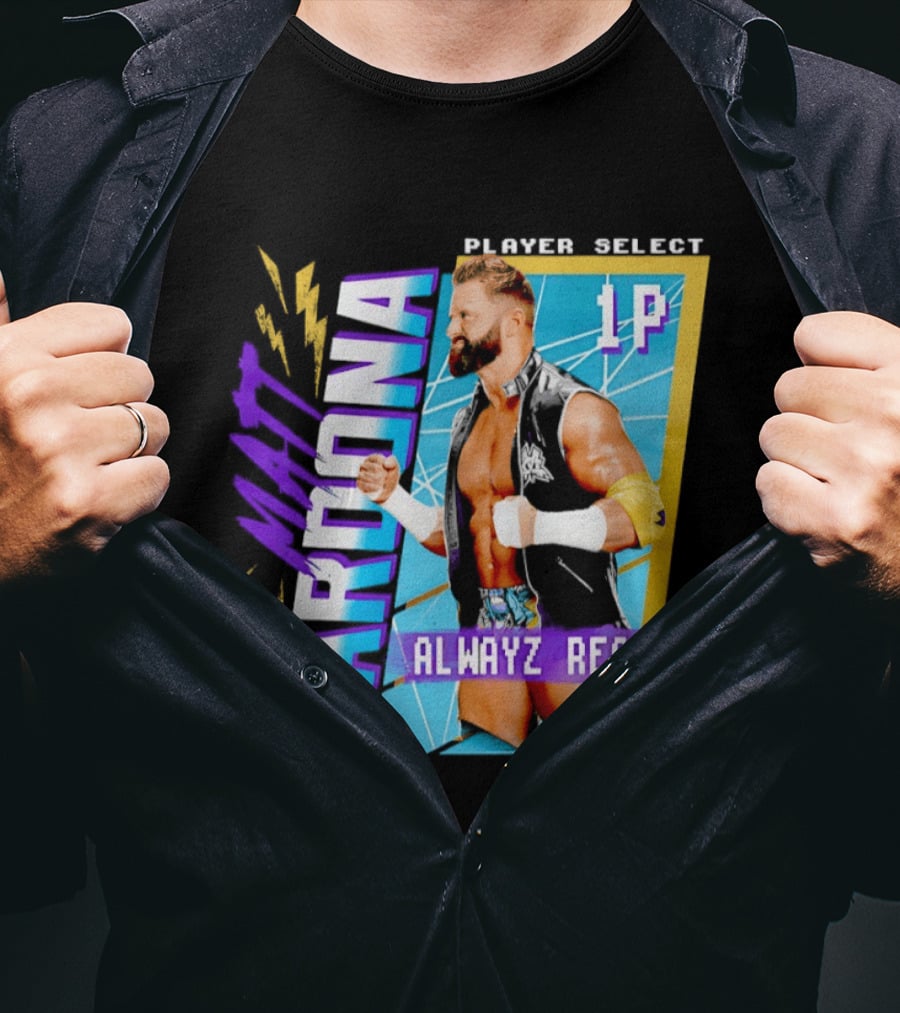 Matt Cardona Player Select 1P Alwayz Ready WWE T-Shirt