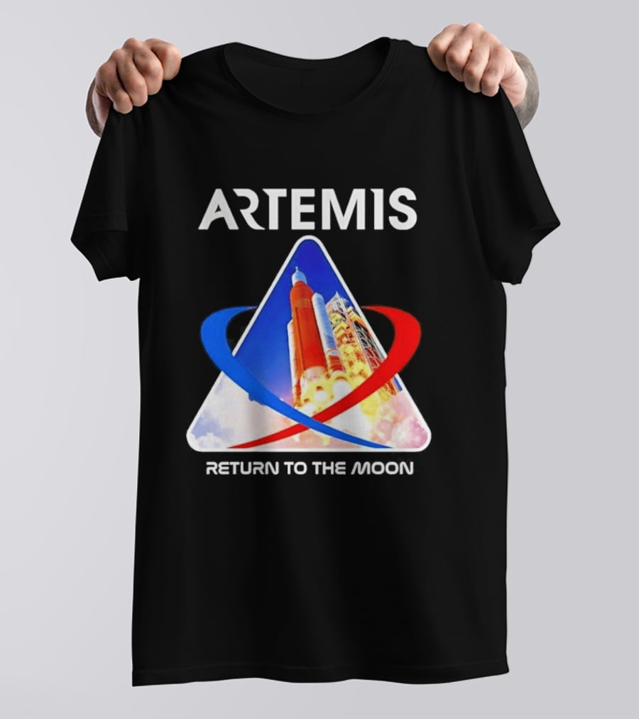 NASA Artemis Return To The Moon Enthusiast Launch Exploration T-Shirt