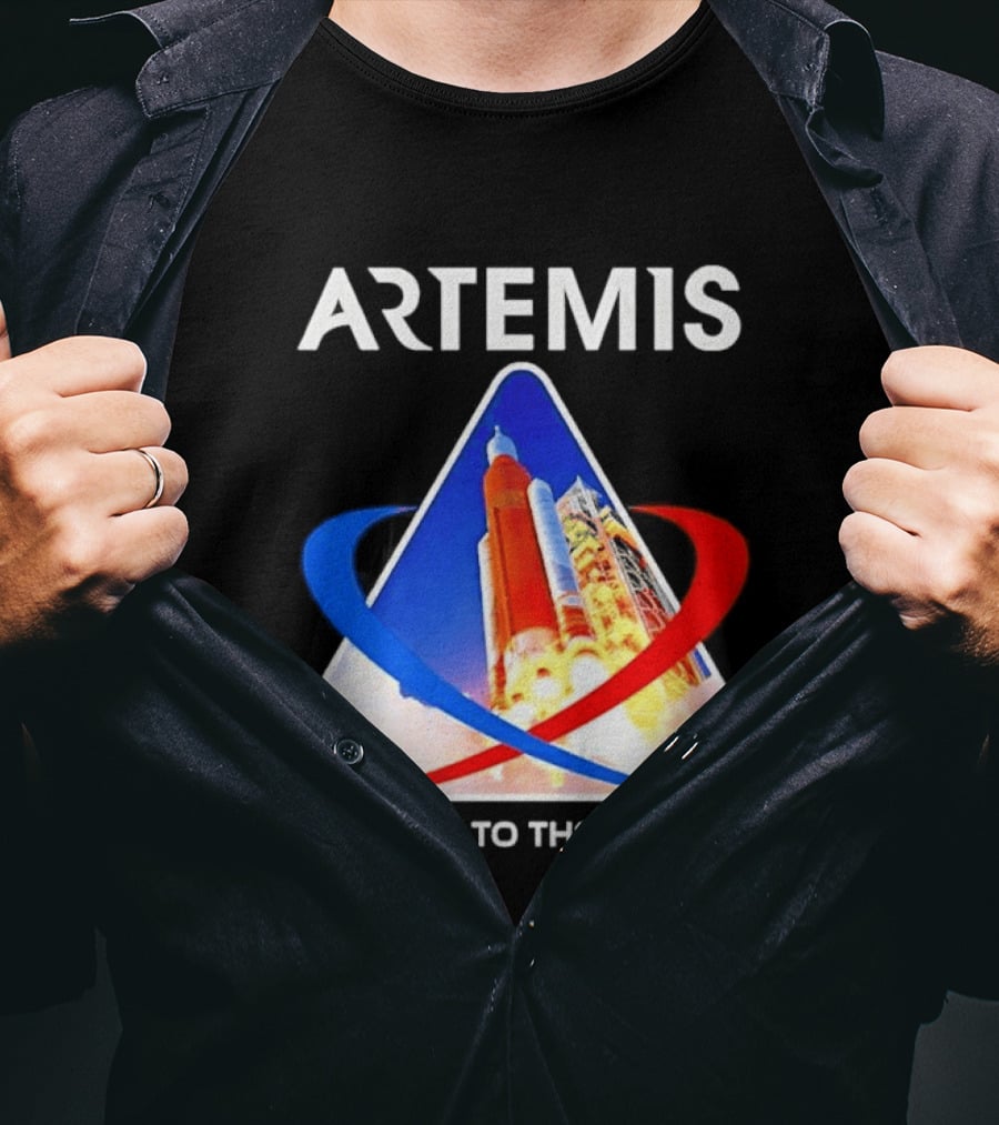 NASA Artemis Return To The Moon Enthusiast Launch Exploration T-Shirt