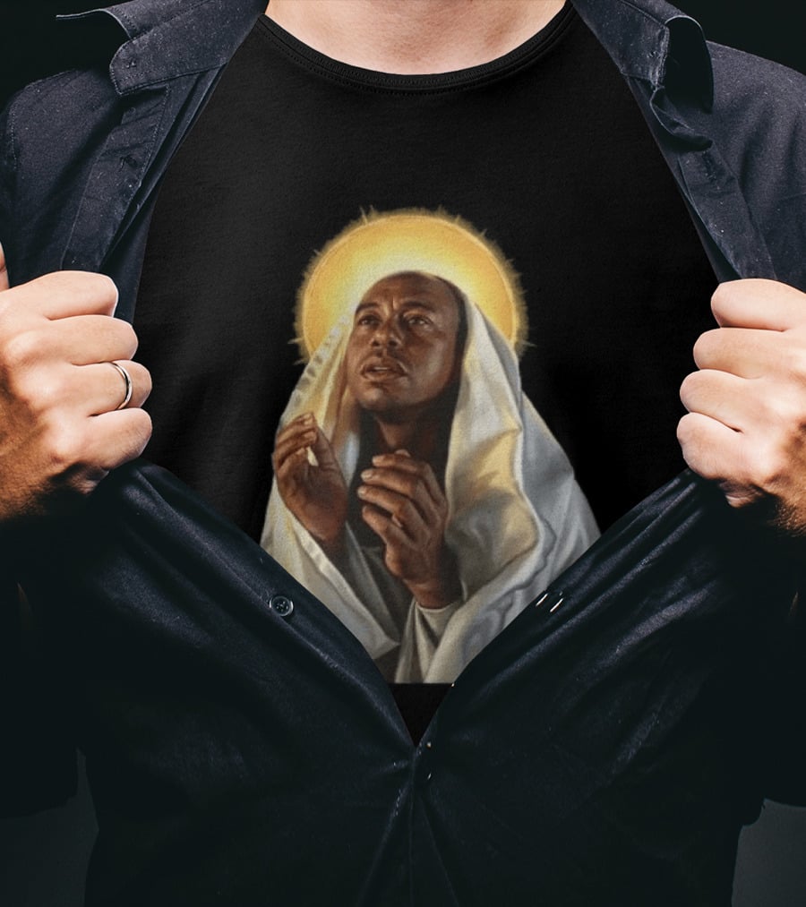 Saint Tiger Woods Shot Halo T-Shirt