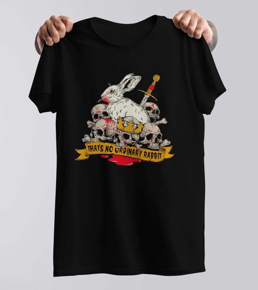 That's No Ordinary Rabbit Skulls Sword Crown T-Shirt
