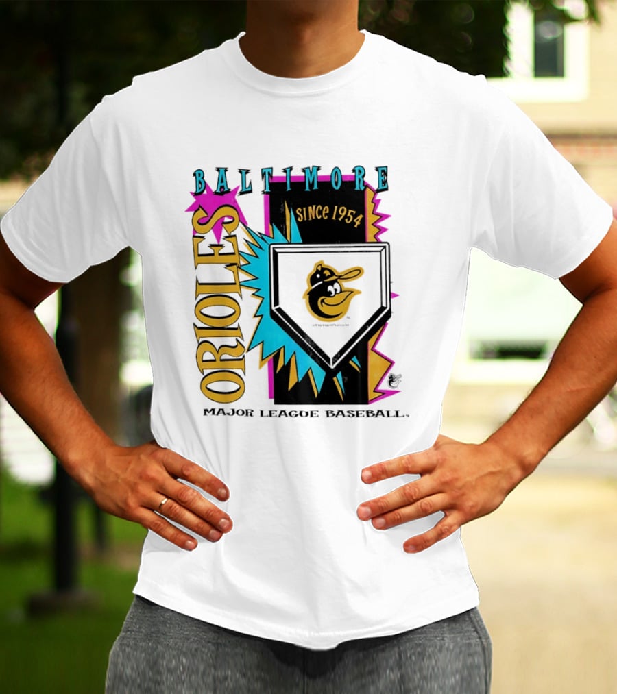 Baltimore Orioles Major League Baseball Cooperstown Neon Since 1954 T-Shirt