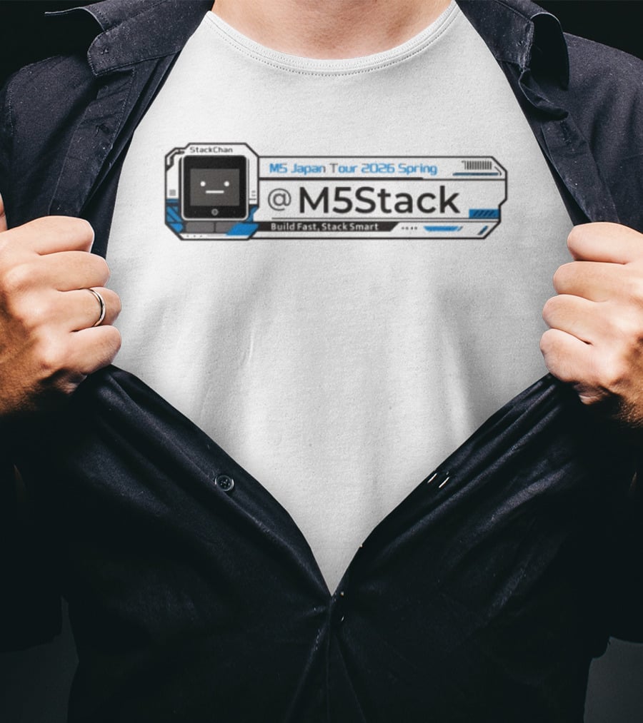 M5 Japan Tour 2026 Spring M5Stack Tech T-Shirt
