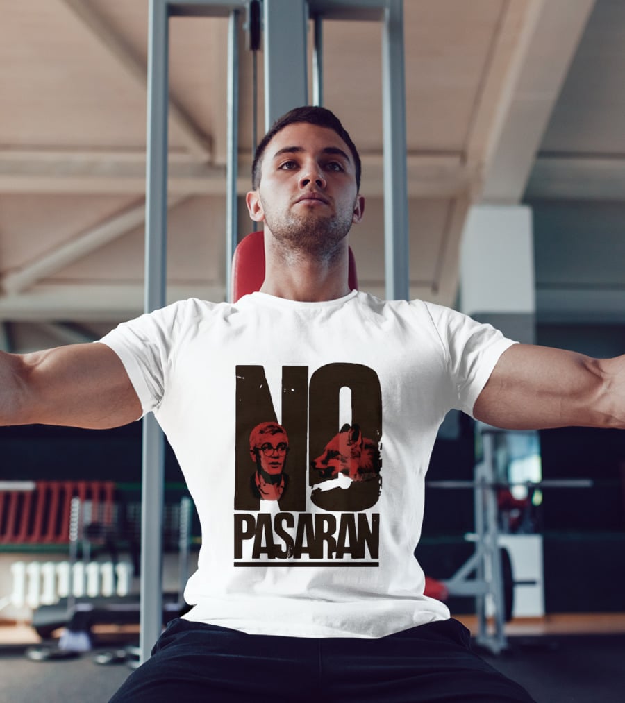 No Pasaran Wolf And Man T-Shirt