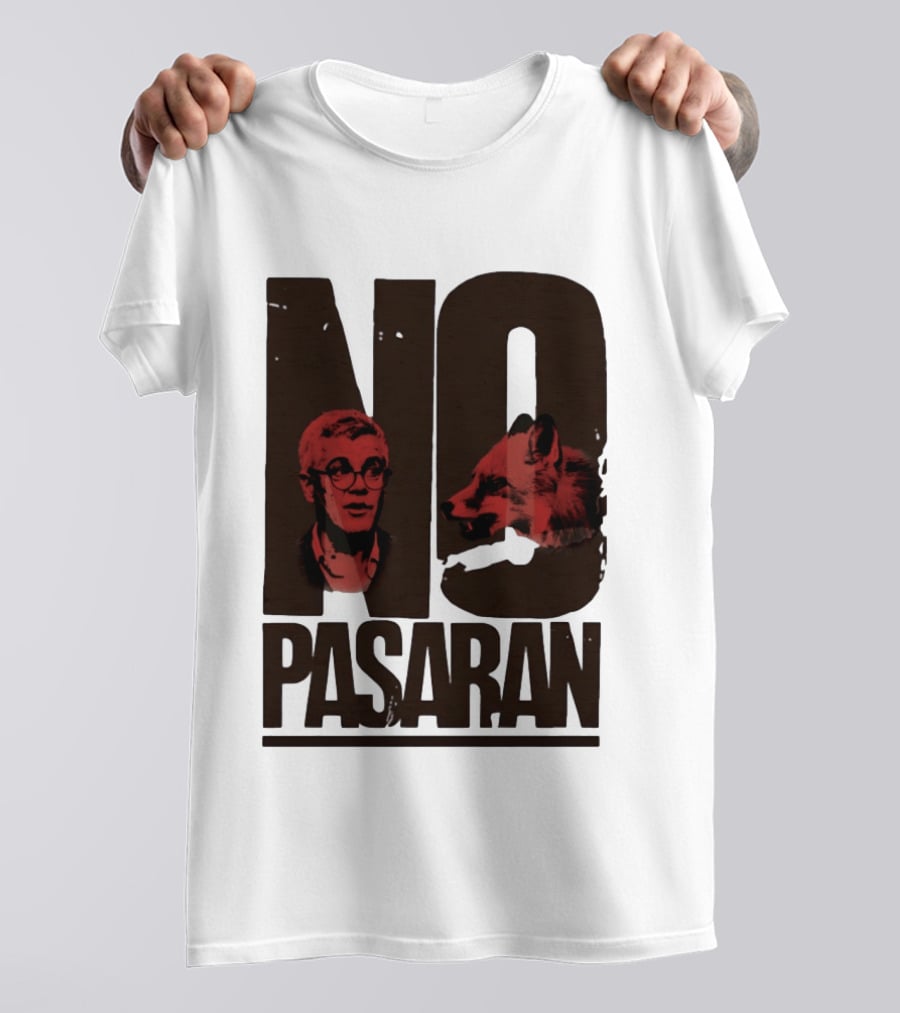 No Pasaran Wolf And Man T-Shirt