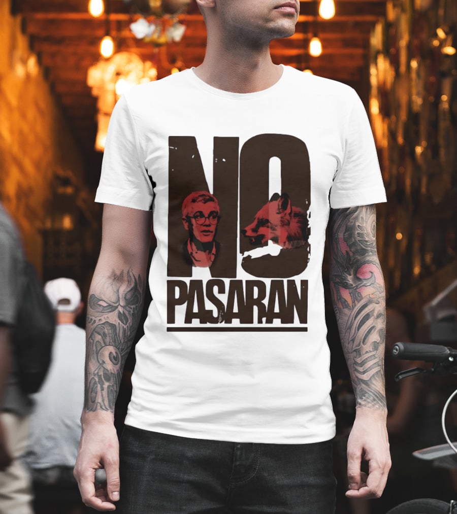 No Pasaran Wolf And Man T-Shirt
