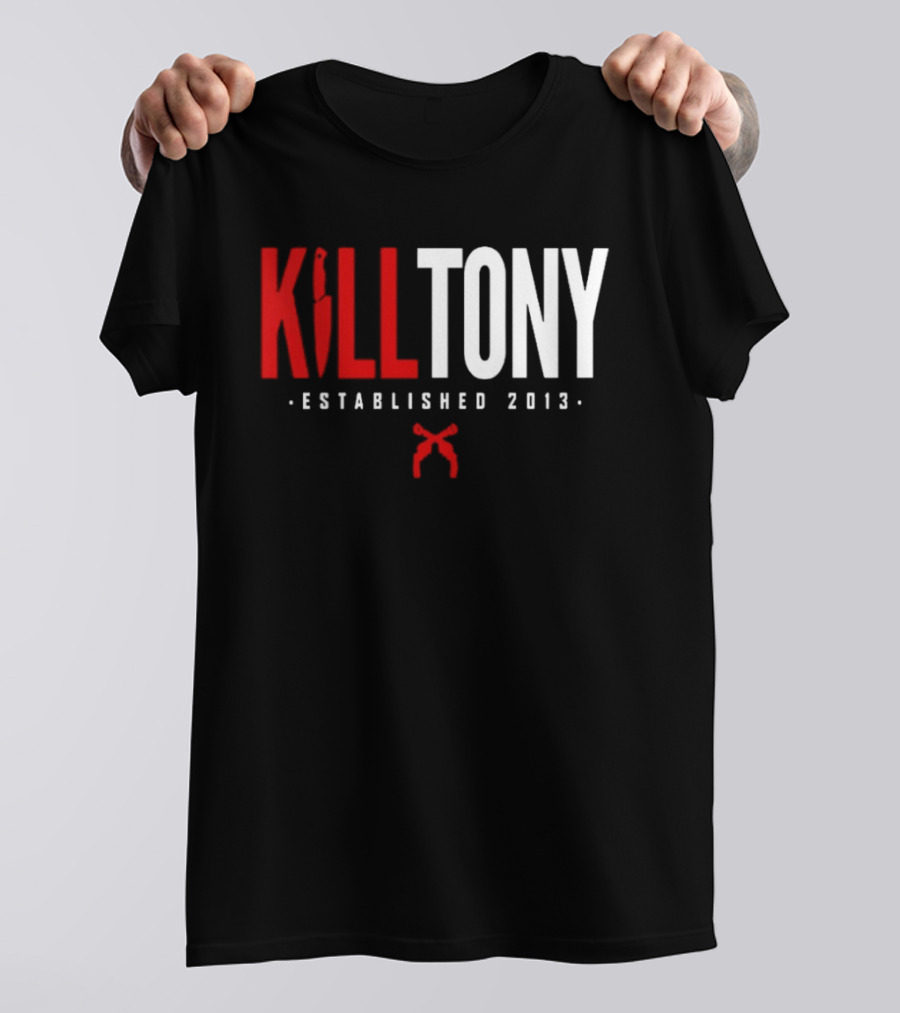 Kill Tony Established 2013 Knife Microphone T-Shirt