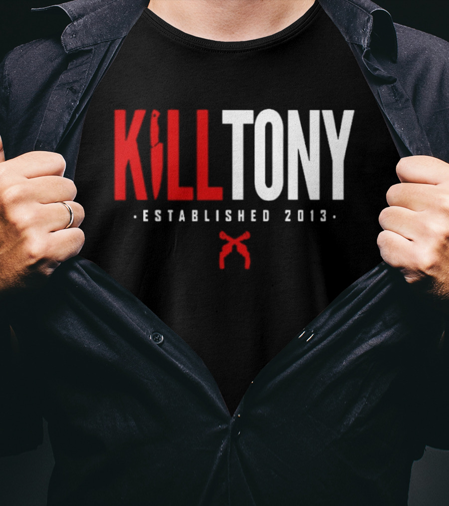 Kill Tony Established 2013 Knife Microphone T-Shirt