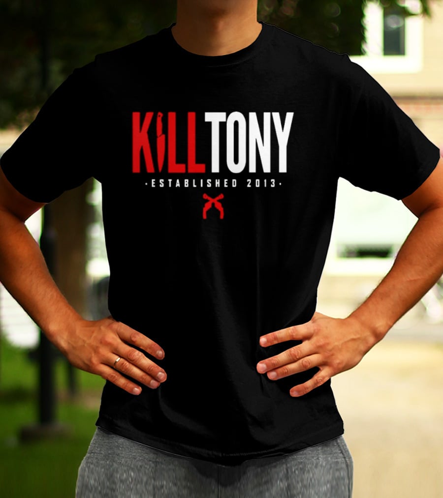 Kill Tony Established 2013 Knife Microphone T-Shirt
