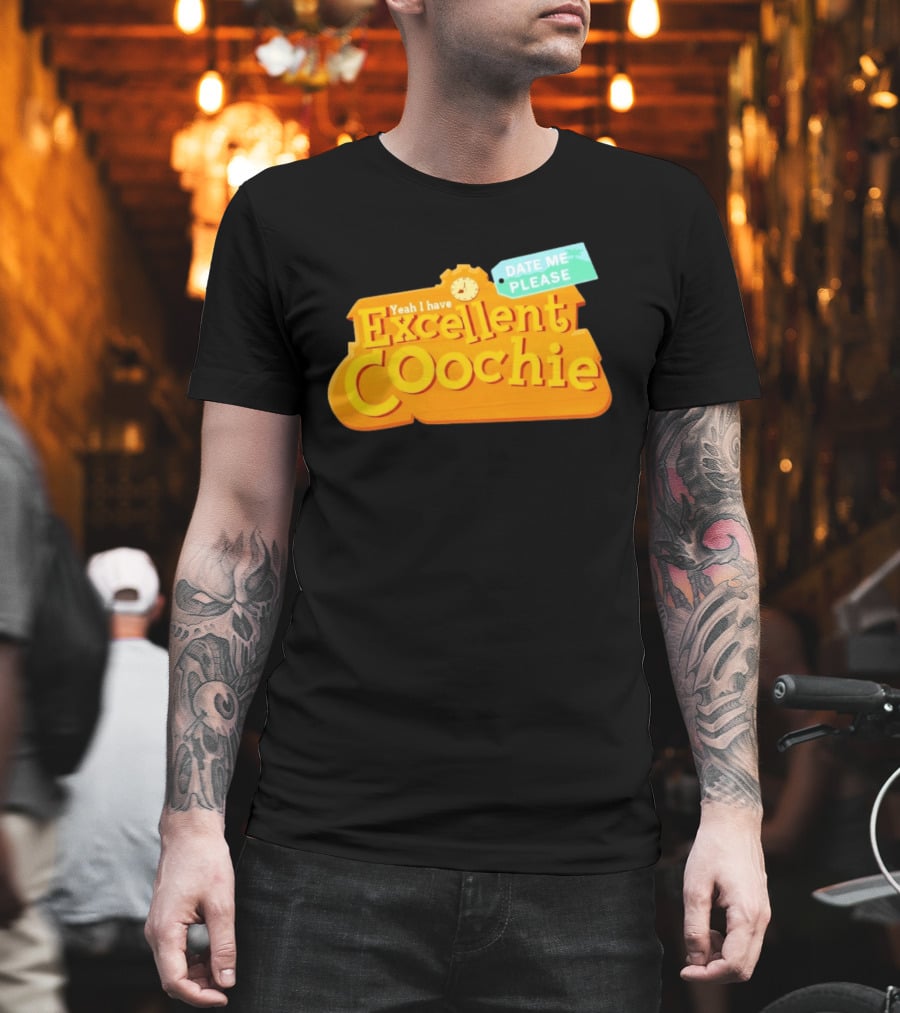 Yeah I Have Excellent Coochie Date Me Please Text With T-Shirt