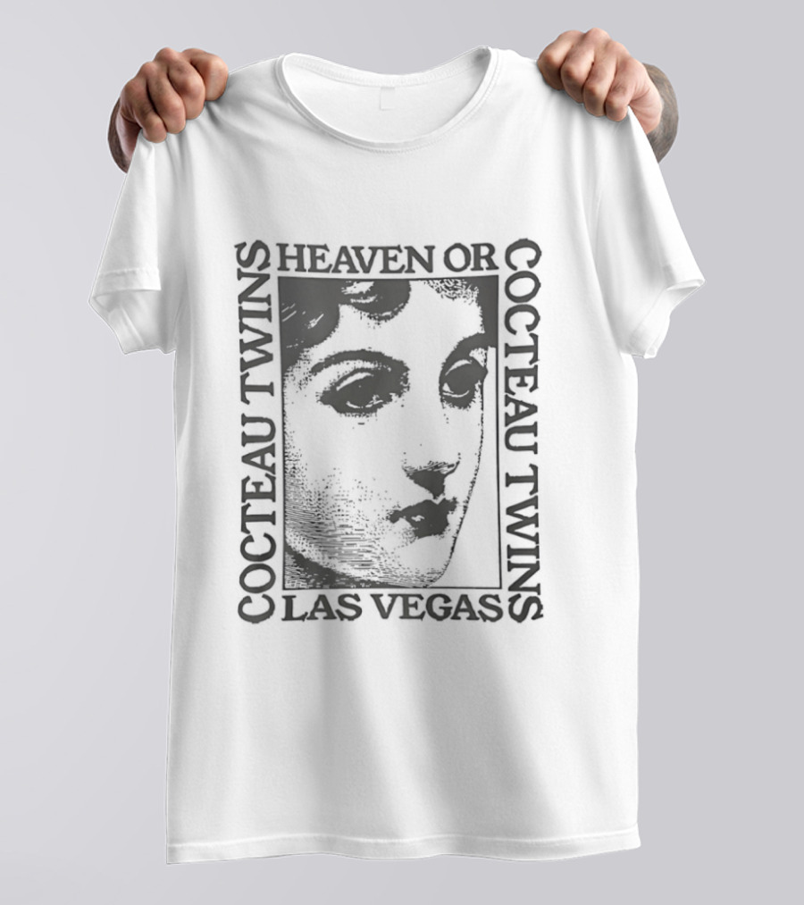 Cocteau Twins Heaven Or Las Vegas Album Cover Art Face T-Shirt