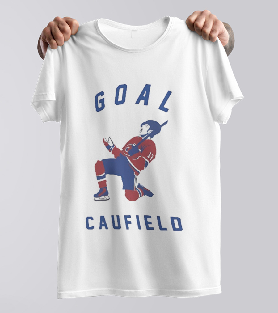 GOAL Caufield Montreal Canadiens Ice Hockey Celebration T-Shirt