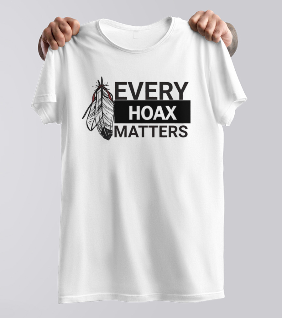 Every Hoax Matters Native American Feather T-Shirt