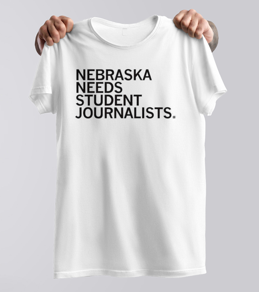 Nebraska Needs Student Journalists Grey T-Shirt