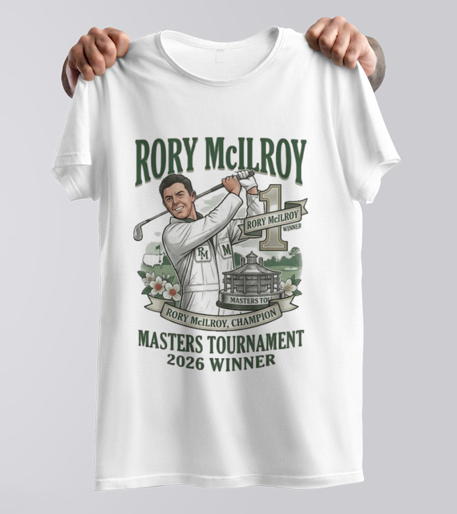 Rory McIlroy 2026 Masters Tournament Winner Champion T-Shirt