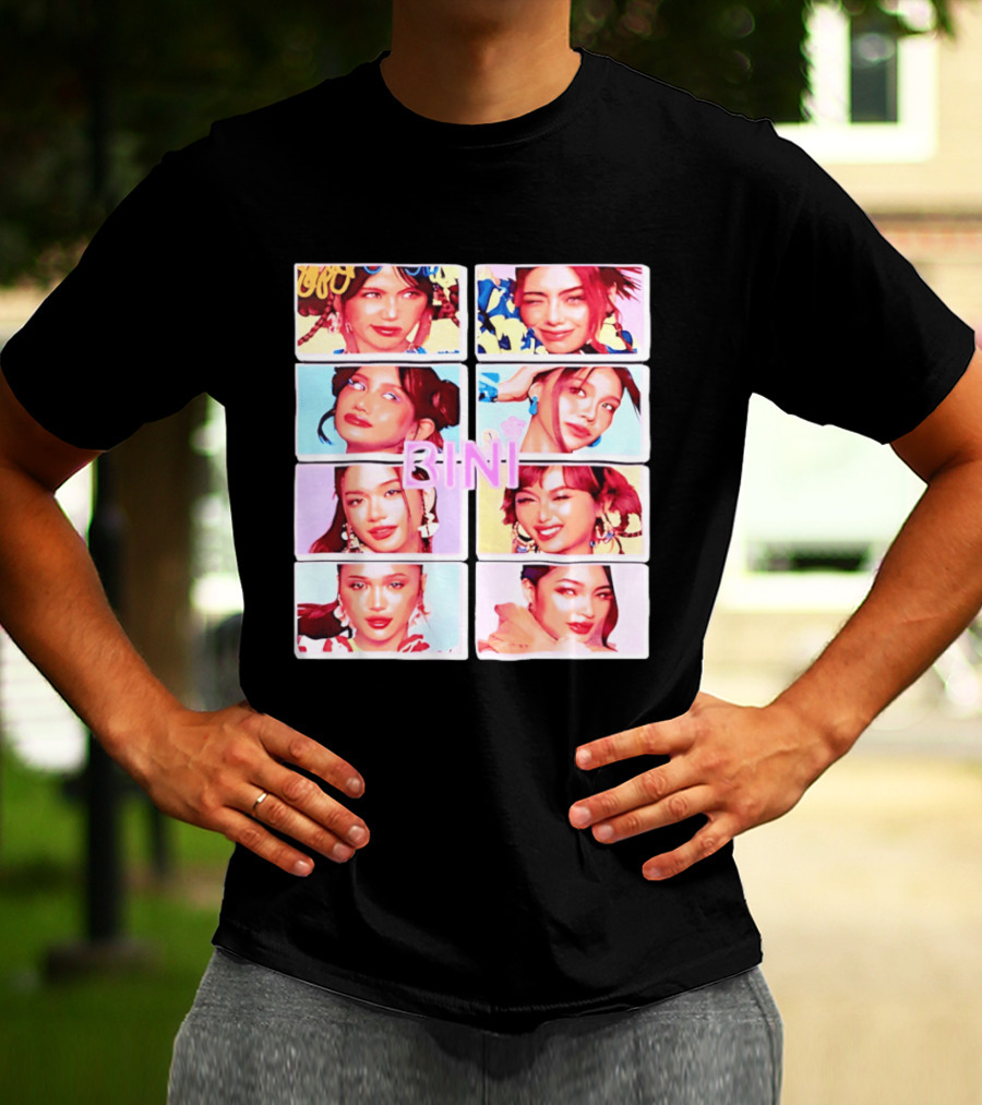 BINI Grid Style P Pop Group Philippines T-Shirt