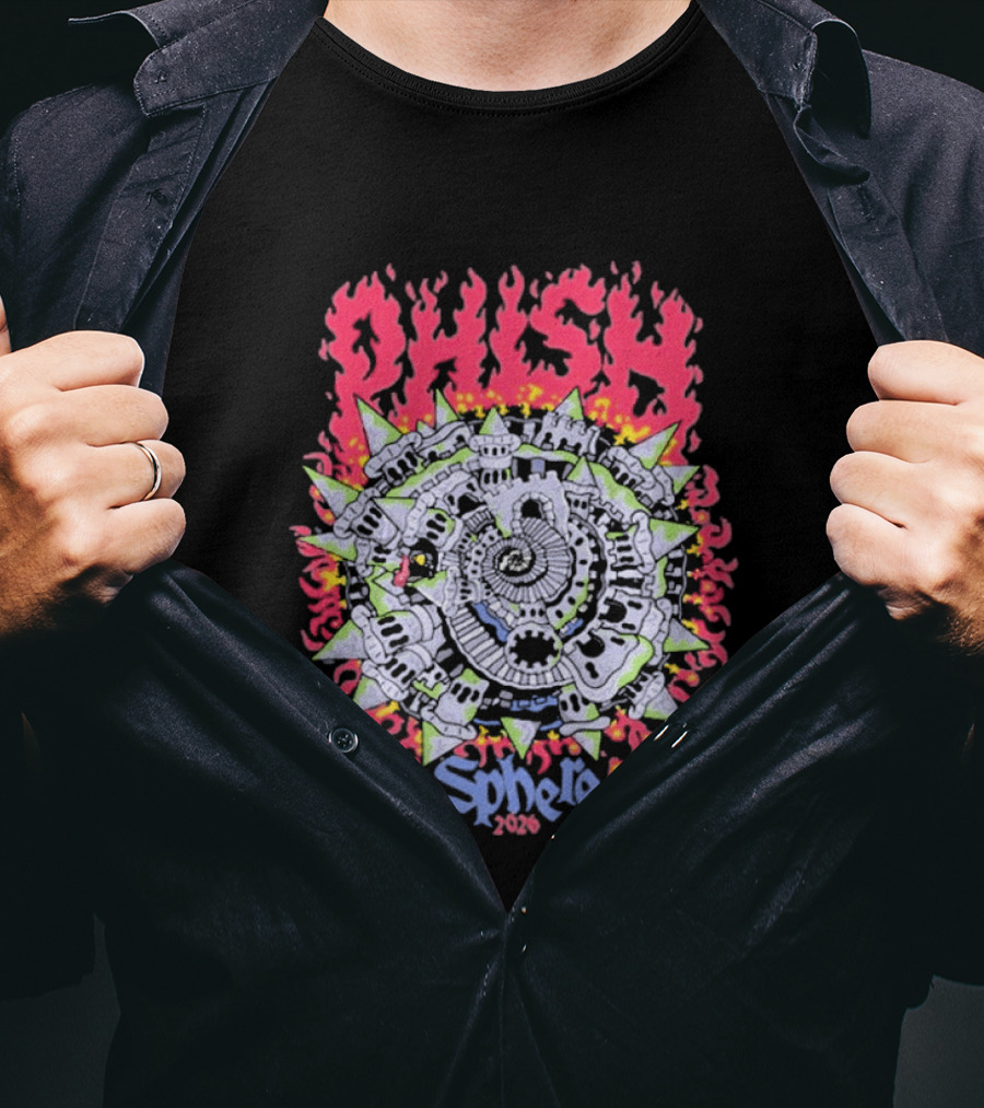 PHISH Gamehendge Mace Sphere 2026 T-Shirt