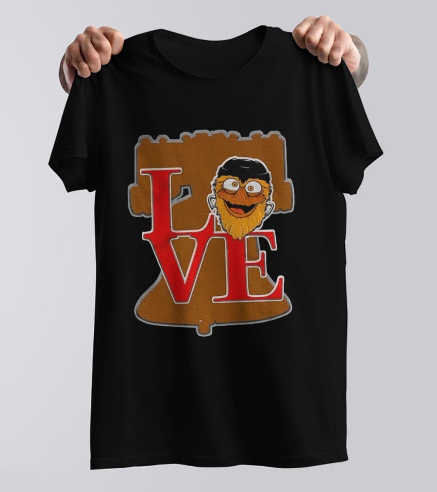 Gritty Love Philadelphia Flyers Liberty Bell NHL 2026 T-Shirt