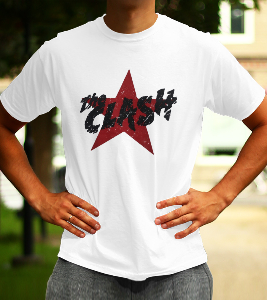 The Clash Red Star Vintage Punk T-Shirt
