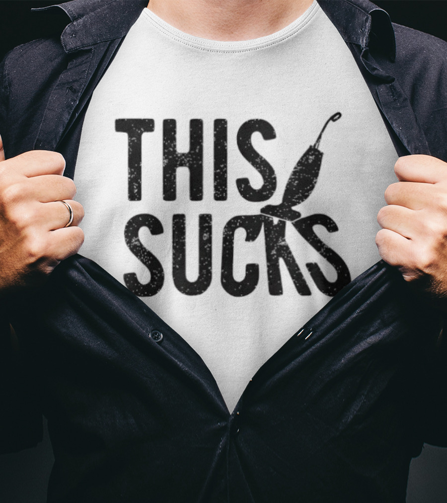 This Sucks Vacuum Cleaner Humor T-Shirt