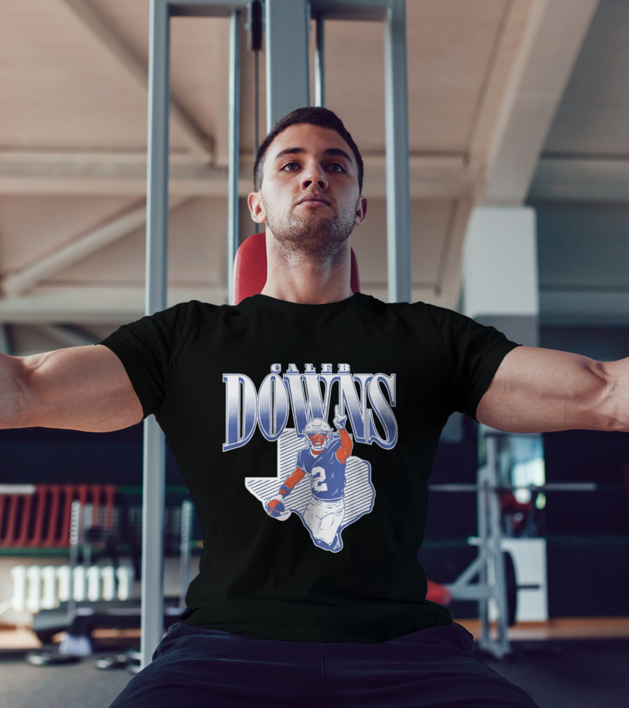 Caleb Downs Number 2 Texas Football Star Dallas Cowboys T-Shirt