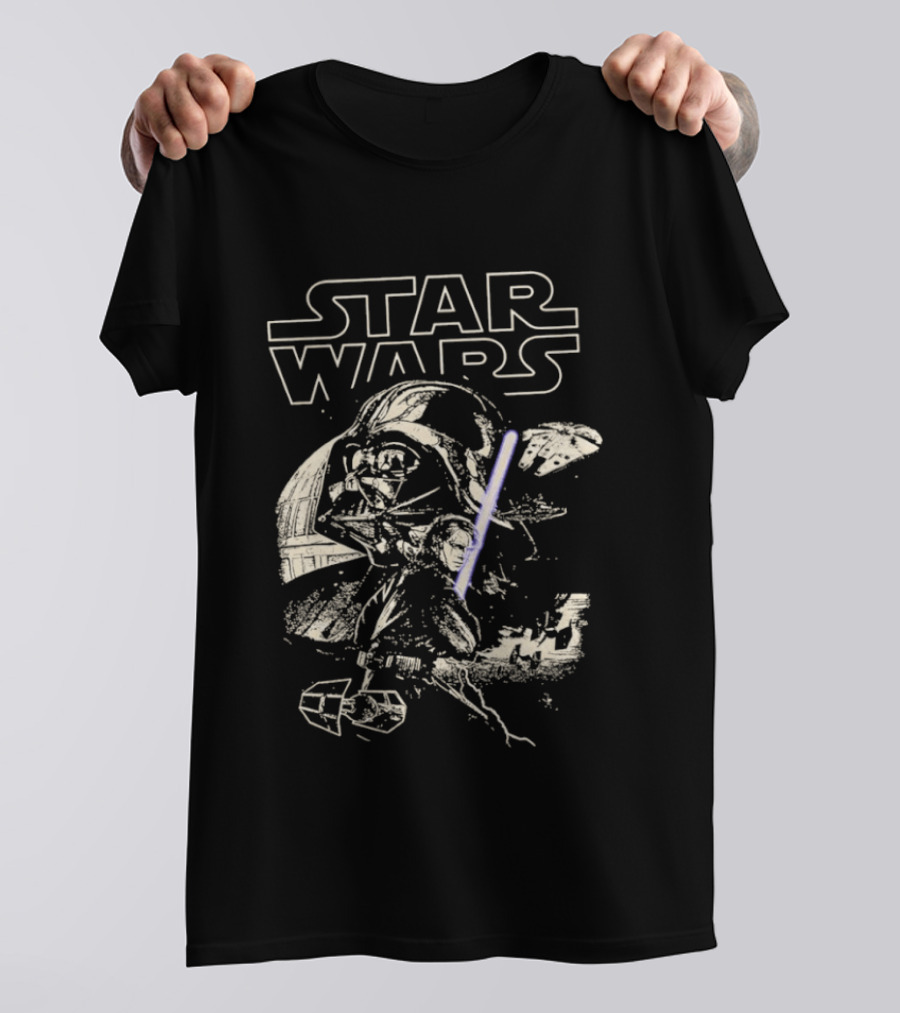 Star Wars Anakin Skywalker Galaxy's Edge Darth Vader Lightsaber T-Shirt