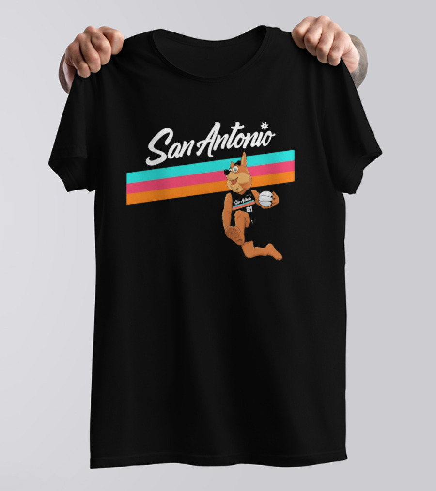 San Antonio Spurs Coyote NBA Basketball 2026 T-Shirt
