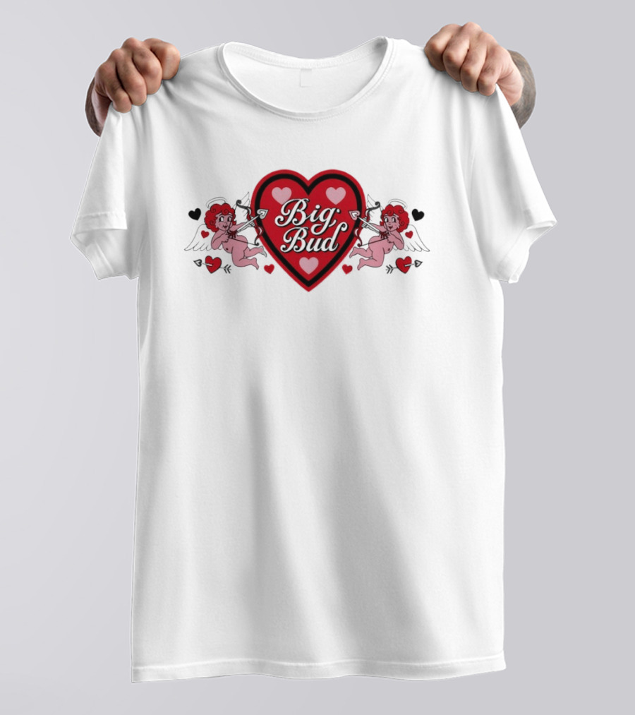 Big Bud Cupid Heart Love T-Shirt