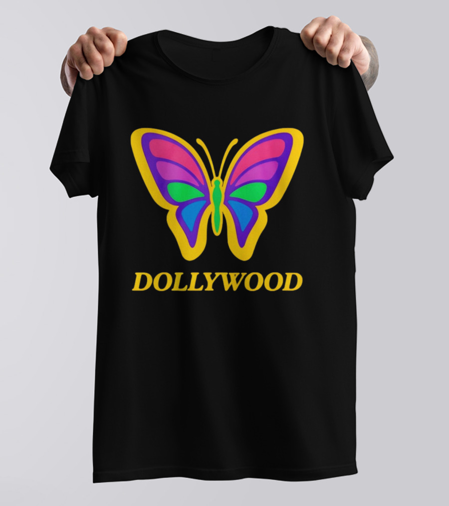 Dollywood 2026 Colorful Butterfly T-Shirt