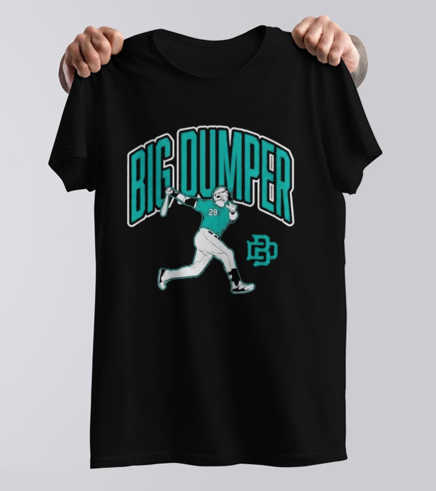 Big Dumper Baseball Player 29 Moonshot T-Shirt