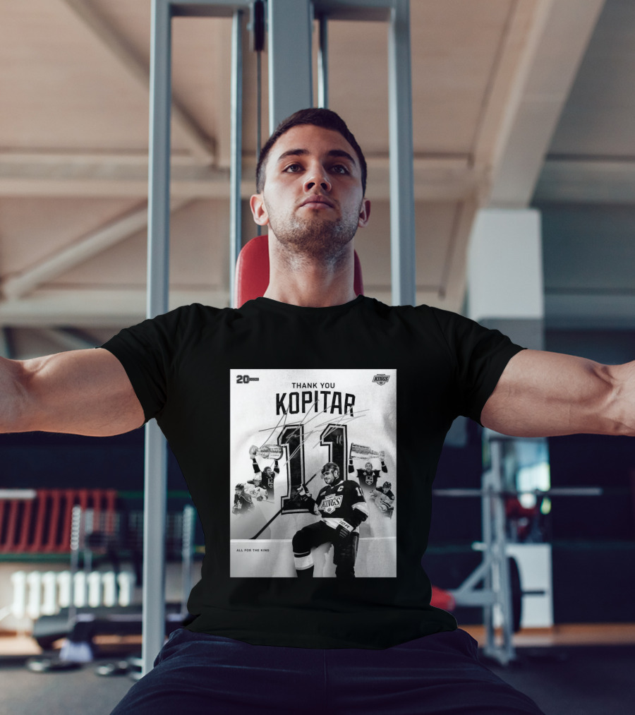 Thank You Kopitar 11 Los Angeles Kings All For The King 20 Seasons T-Shirt