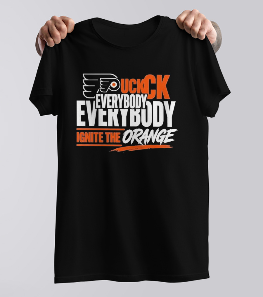 Philadelphia Flyers Puck Everybody Ignite The Orange T-Shirt