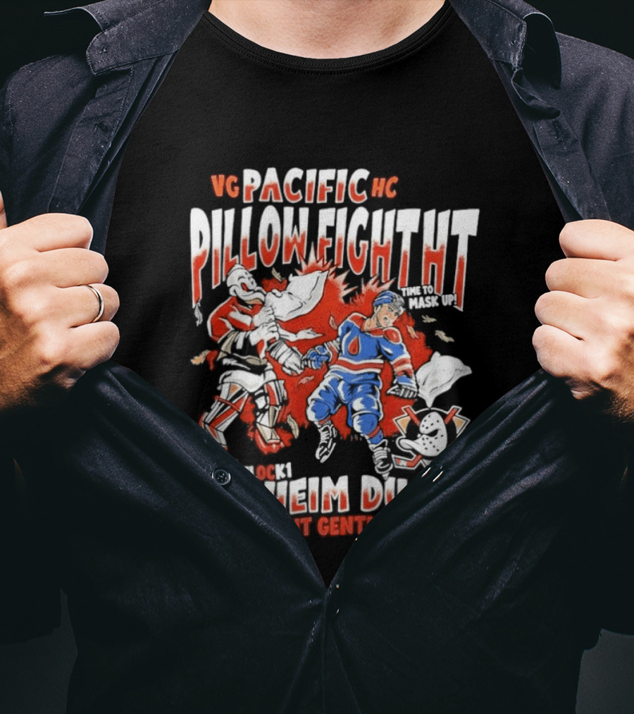 VG Pacific HC Pillow Fight Anaheim Ducks Violent Gentlemen T-Shirt