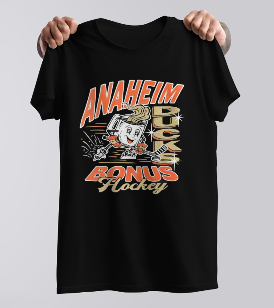 Anaheim Ducks Puck Bonus Hockey T-Shirt