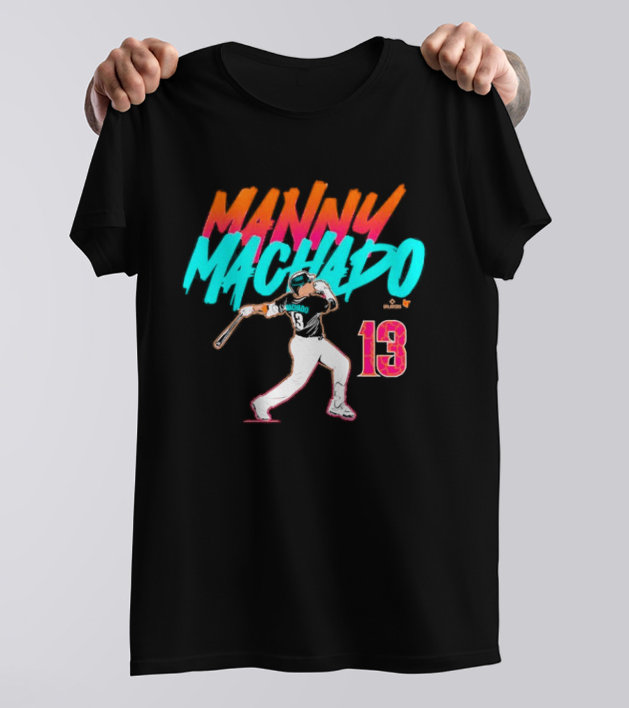 Manny Machado 13 Slugger Swing City Edition T-Shirt