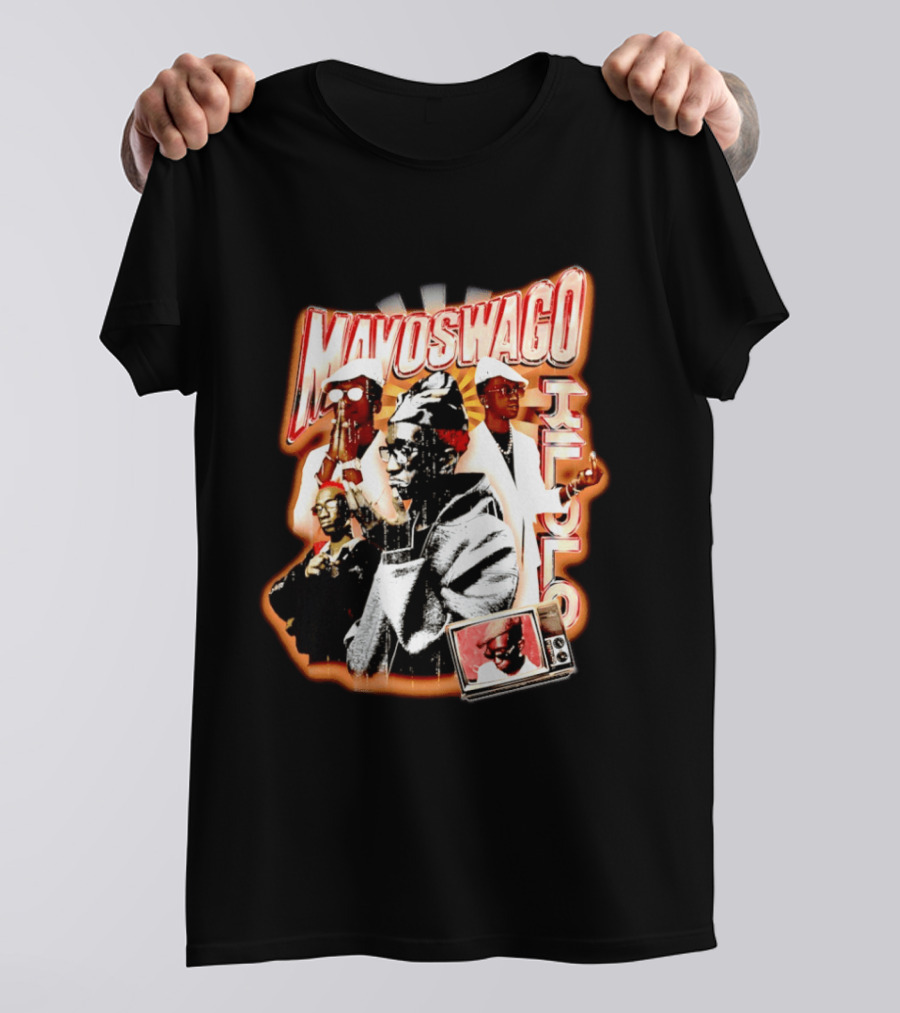 Mavoswago Klolo Retro TV Hip Hop T-Shirt