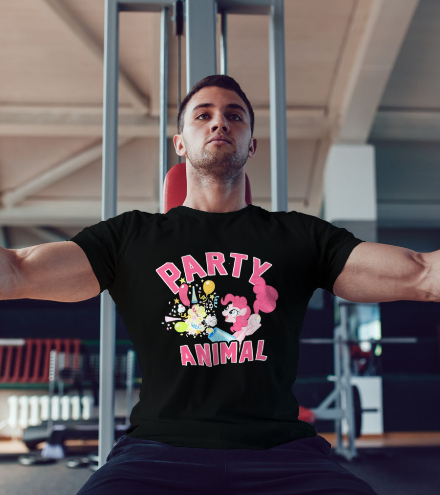 My Little Pony Party Animal Pinkie Pie Celebration Balloons Confetti T-Shirt