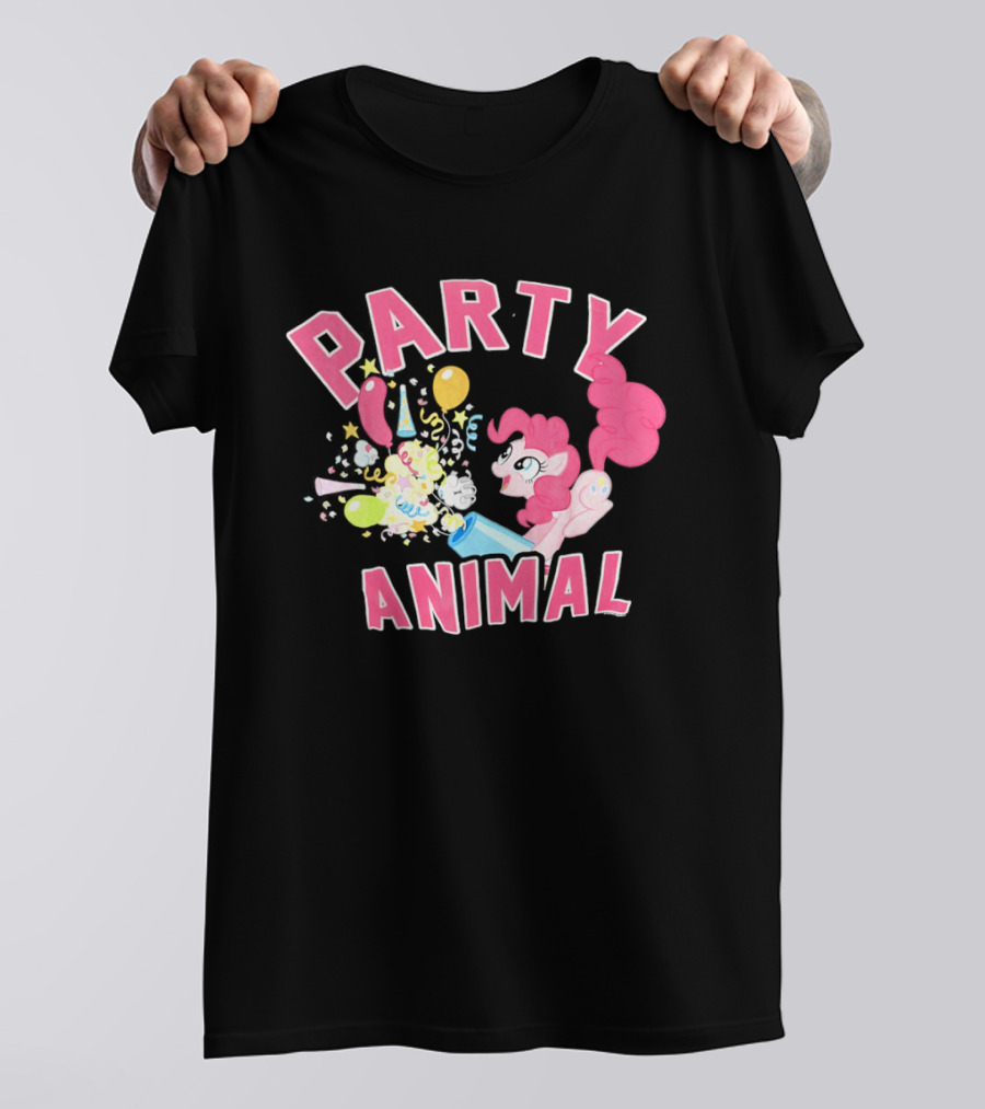 My Little Pony Party Animal Pinkie Pie Celebration Balloons Confetti T-Shirt