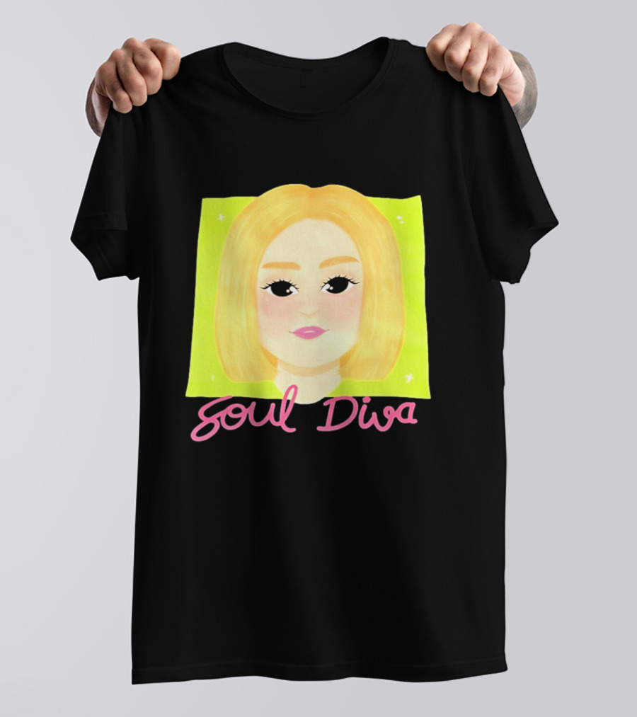 Soul Diva Blonde Cartoon T-Shirt