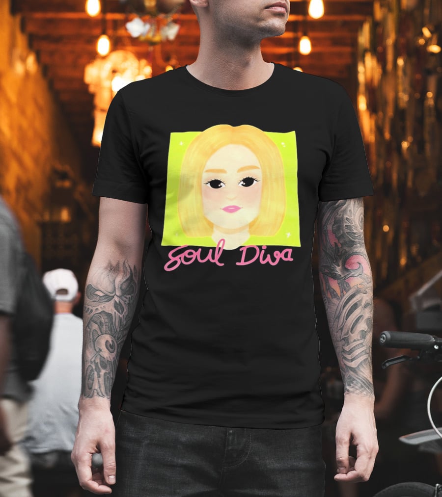 Soul Diva Blonde Cartoon T-Shirt