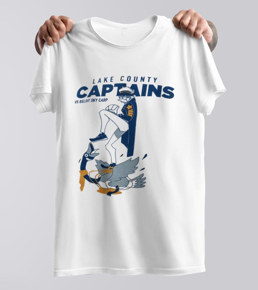 2026 Lake County Captains Vs Beloit Sky Carp Baseball Event T-Shirt
